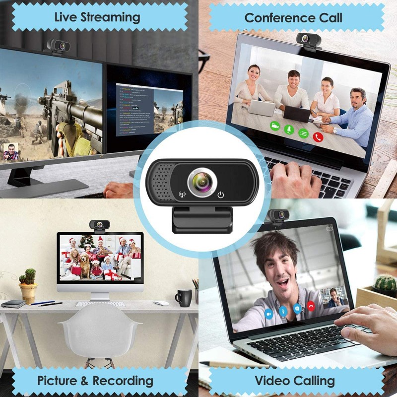 Webcam HD 1080p Web Camera - ToLuLu