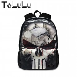Cool Skull- Laptop Notebook Backpack College Bag