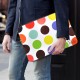 13 Inch Fashion dots Hand Bag